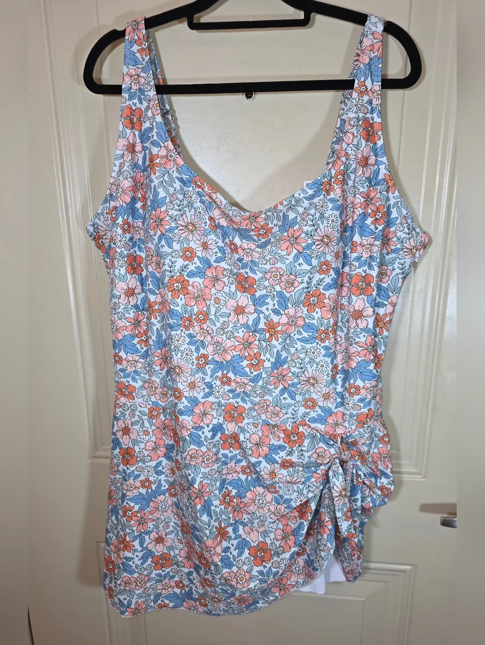 NWT Size‎ 22 Floral Swim Dress One Piece Bathing Suit, Beach, Vacation, Poolside